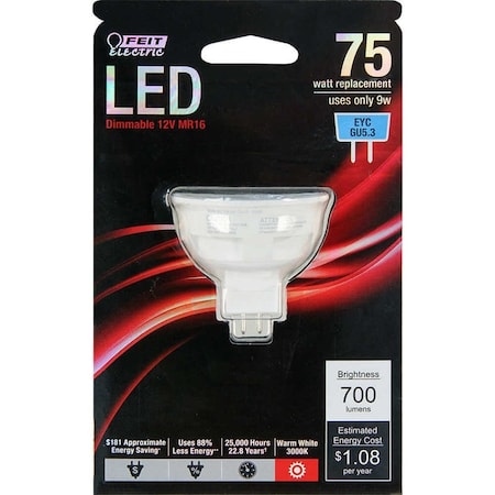 Led Dm Mr16 Gu5.3 Ww 75W